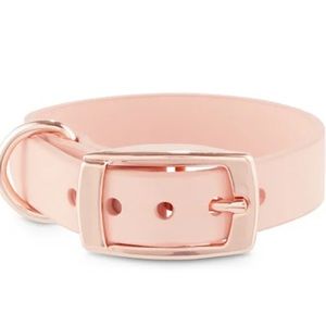 🐶Blush Pink Pleather Dog Collar, X-Small/Small
